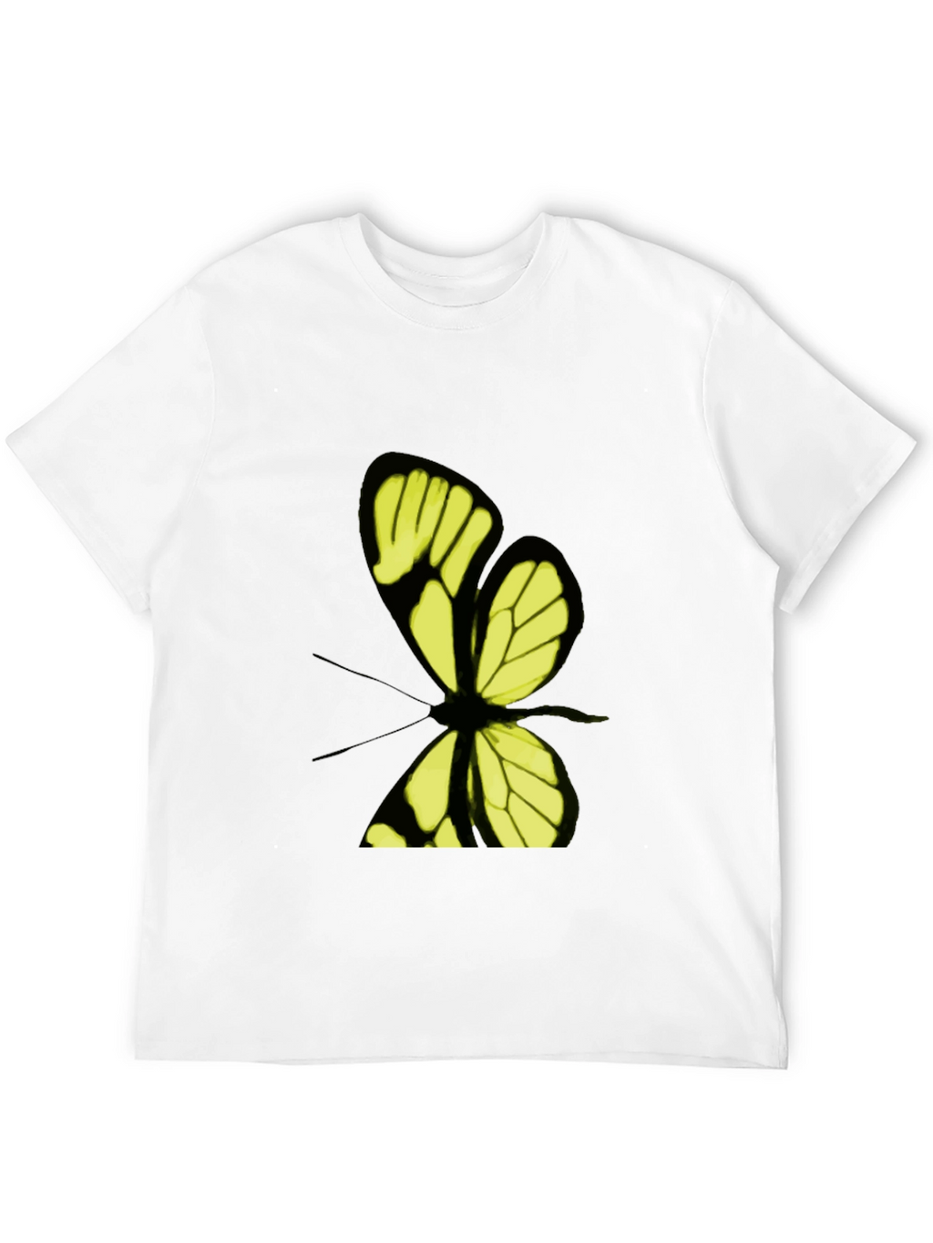 Butterfly Graphic Print T-Shirt - Stylish Casual Wear