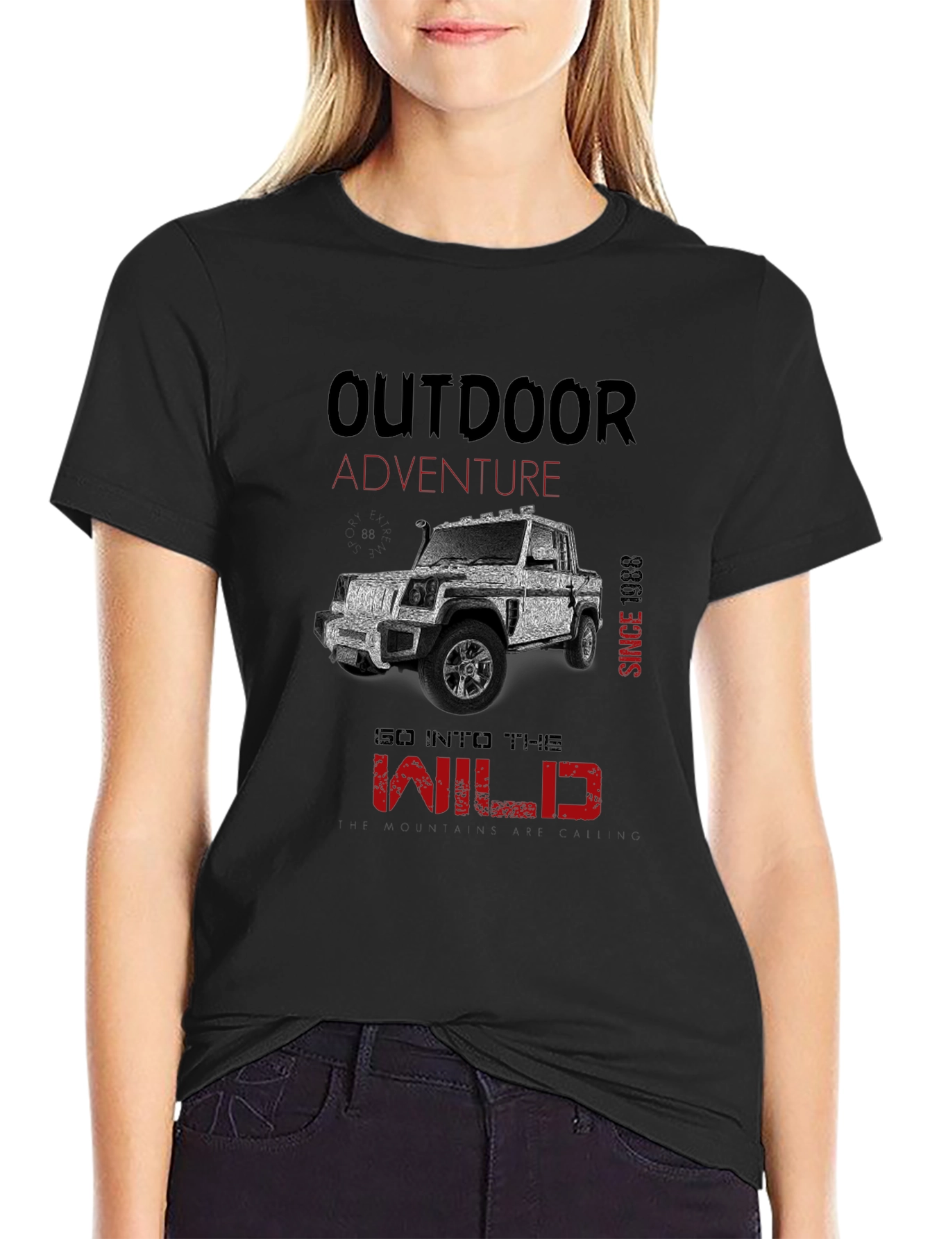 Outdoor Adventure Tee - Go Into The Wild Since 1988