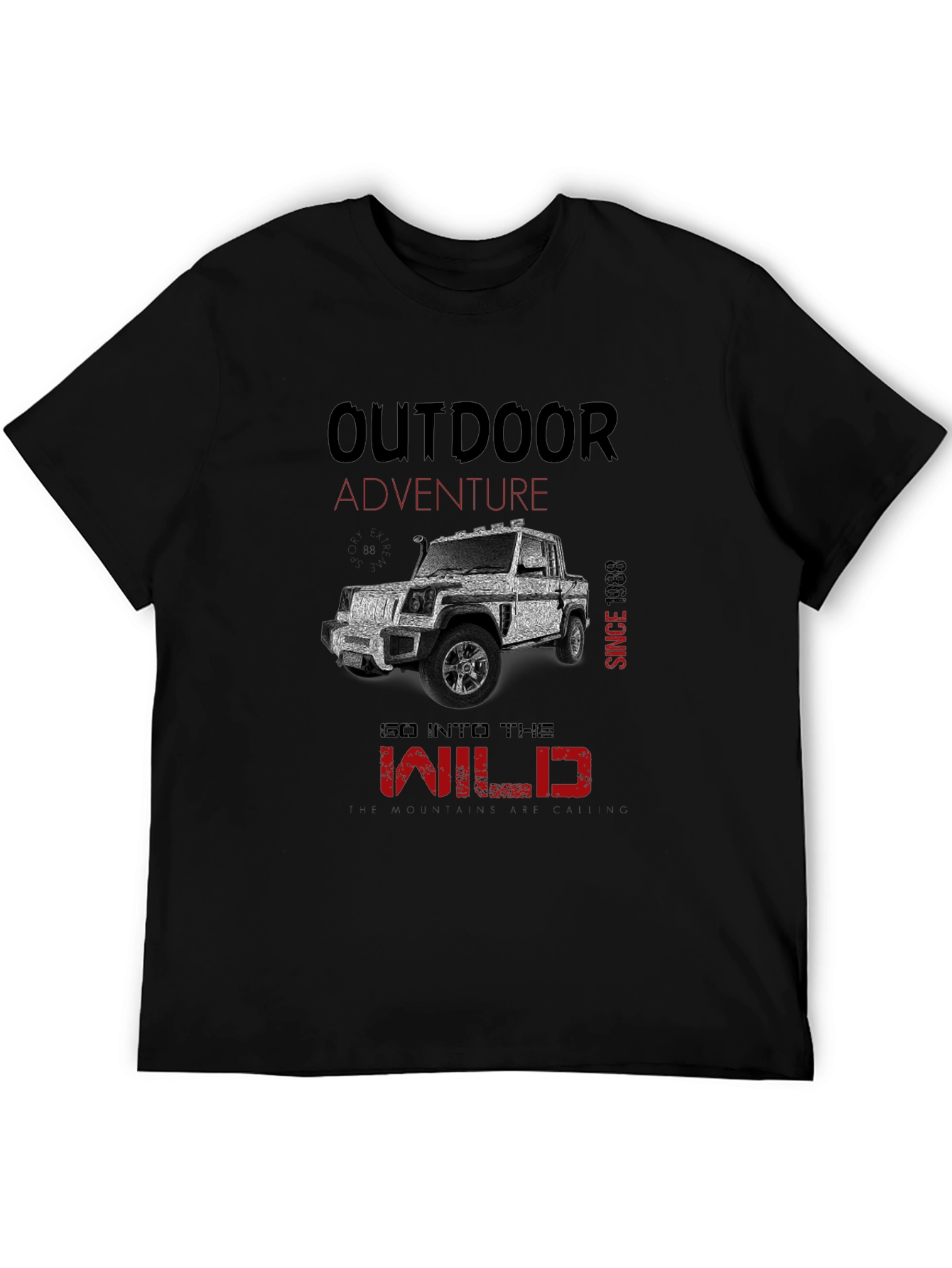 Outdoor Adventure Tee - Go Into The Wild Since 1988