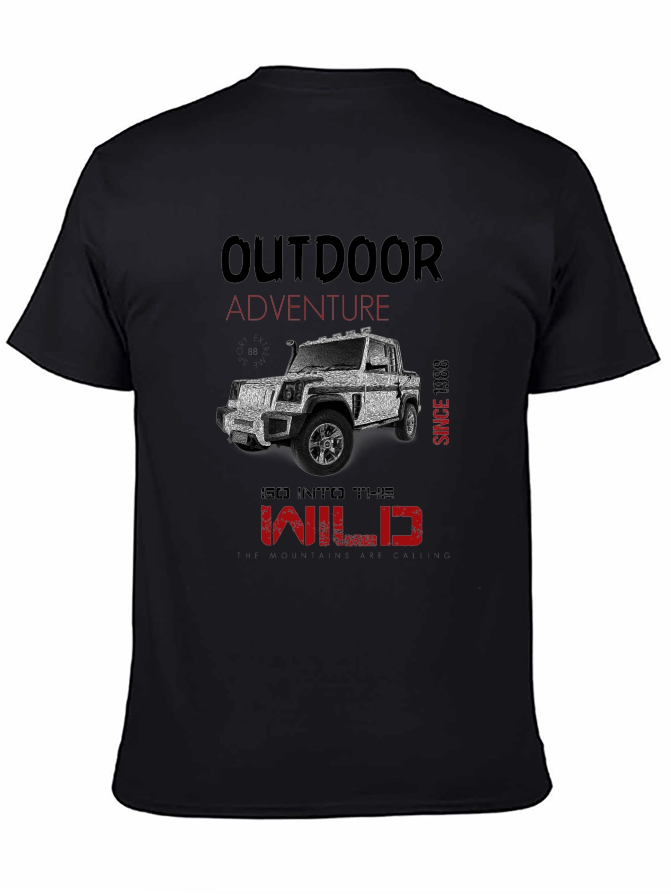 Outdoor Adventure Tee - Go Into The Wild Since 1988