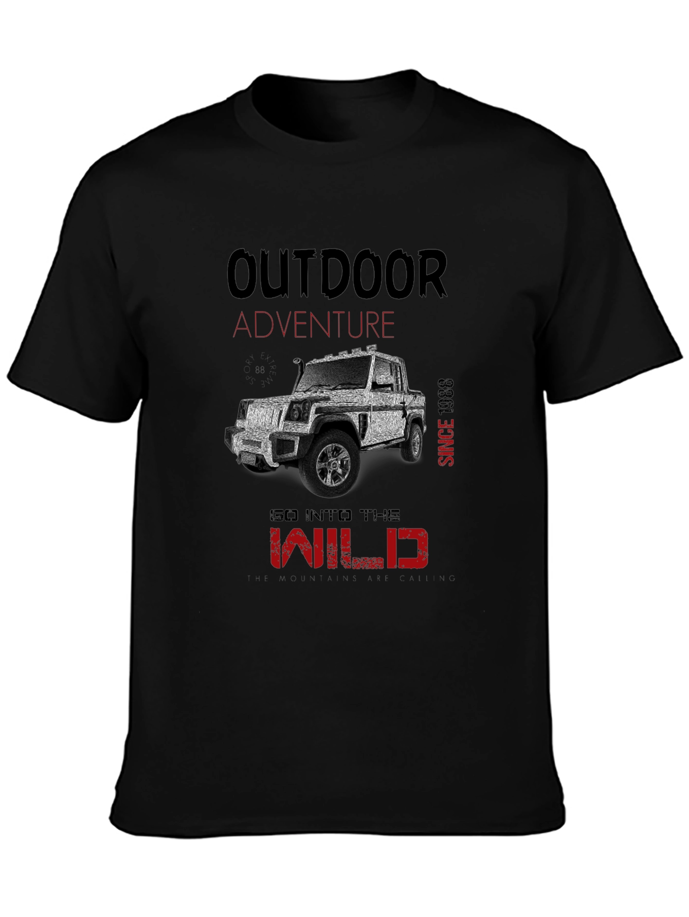 Outdoor Adventure Tee - Go Into The Wild Since 1988