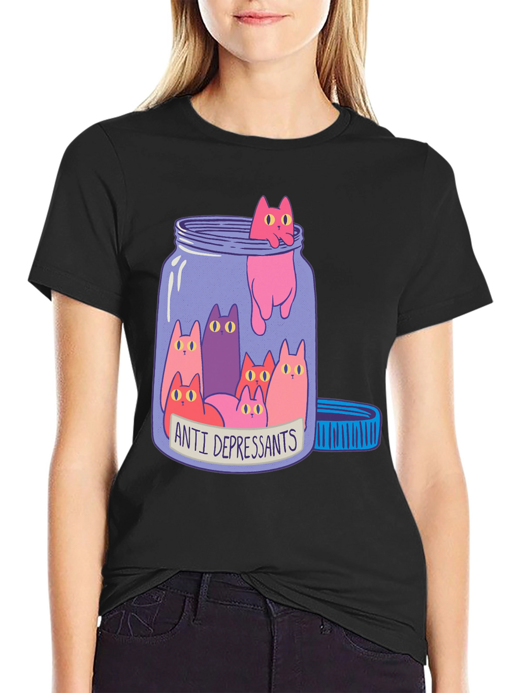 Anti-Depressant Cat T-Shirt