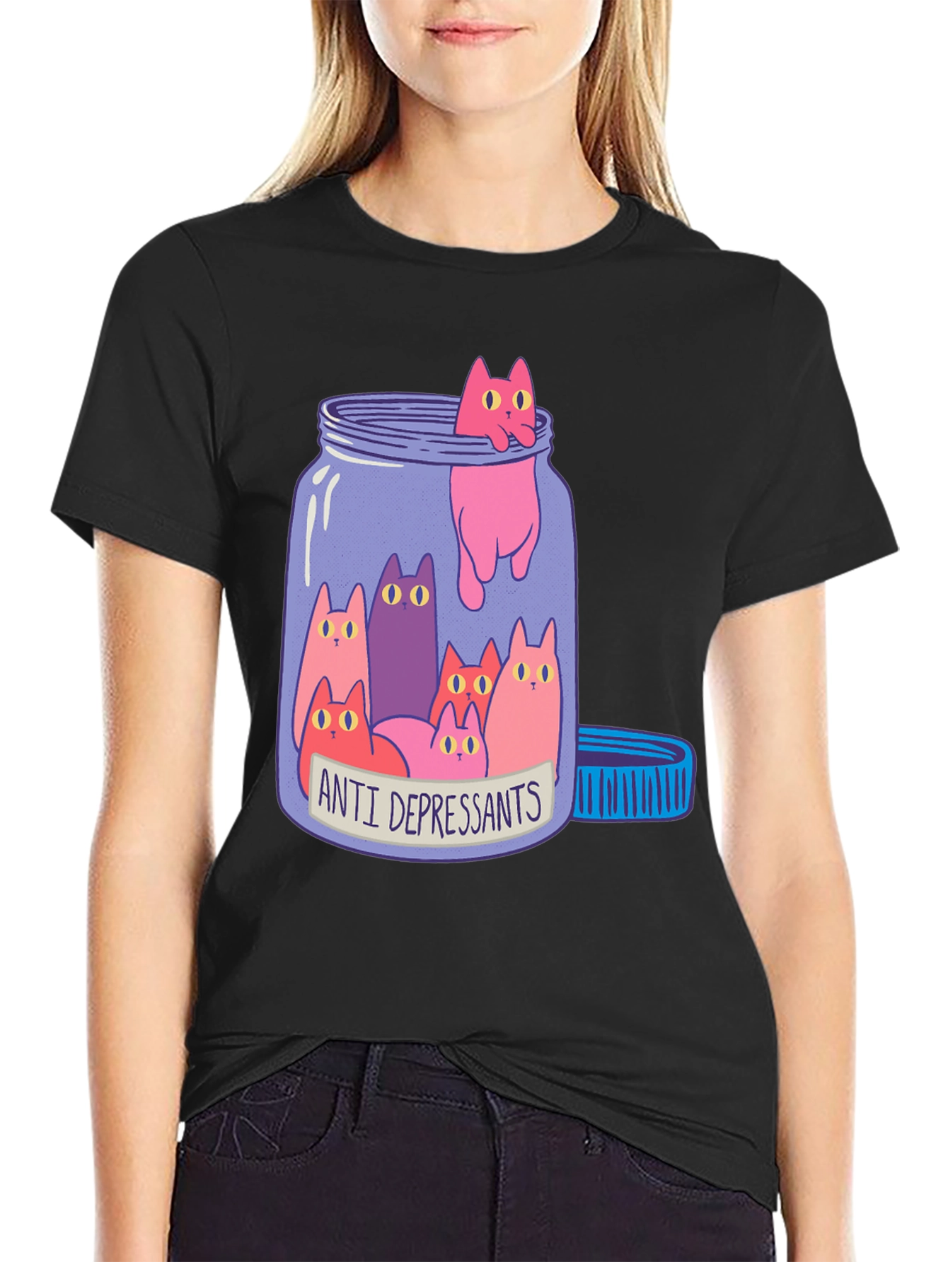 Anti-Depressant Cat T-Shirt