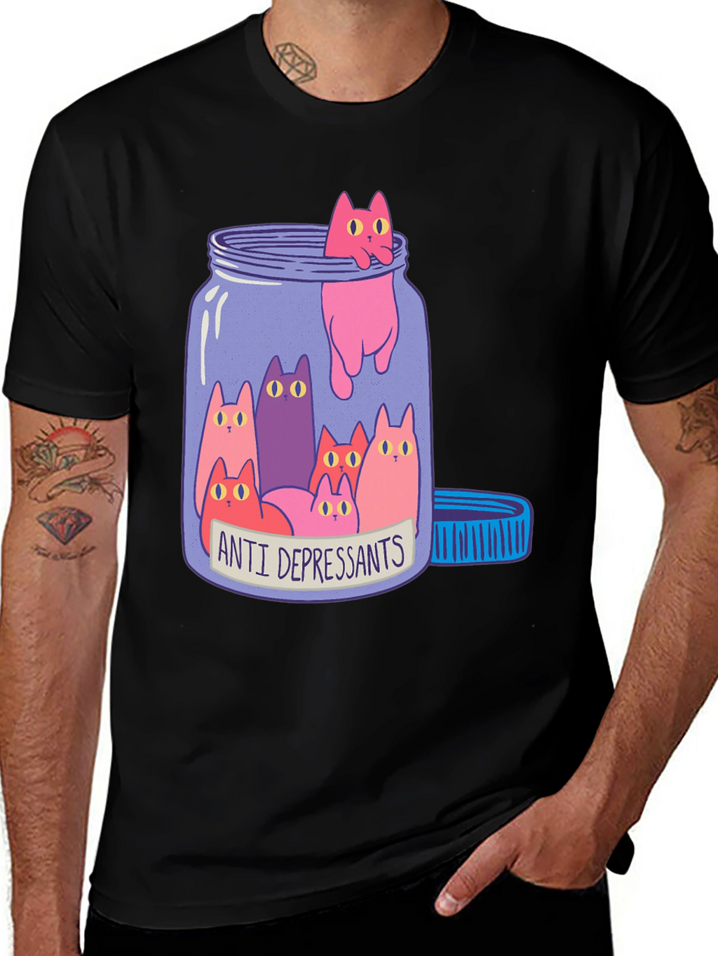 Anti-Depressant Cat T-Shirt