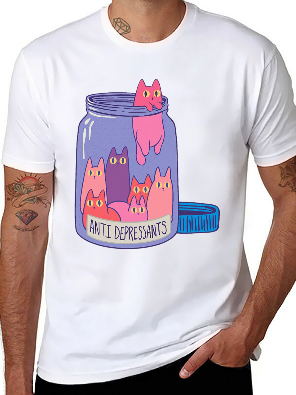 Anti-Depressant Cat T-Shirt
