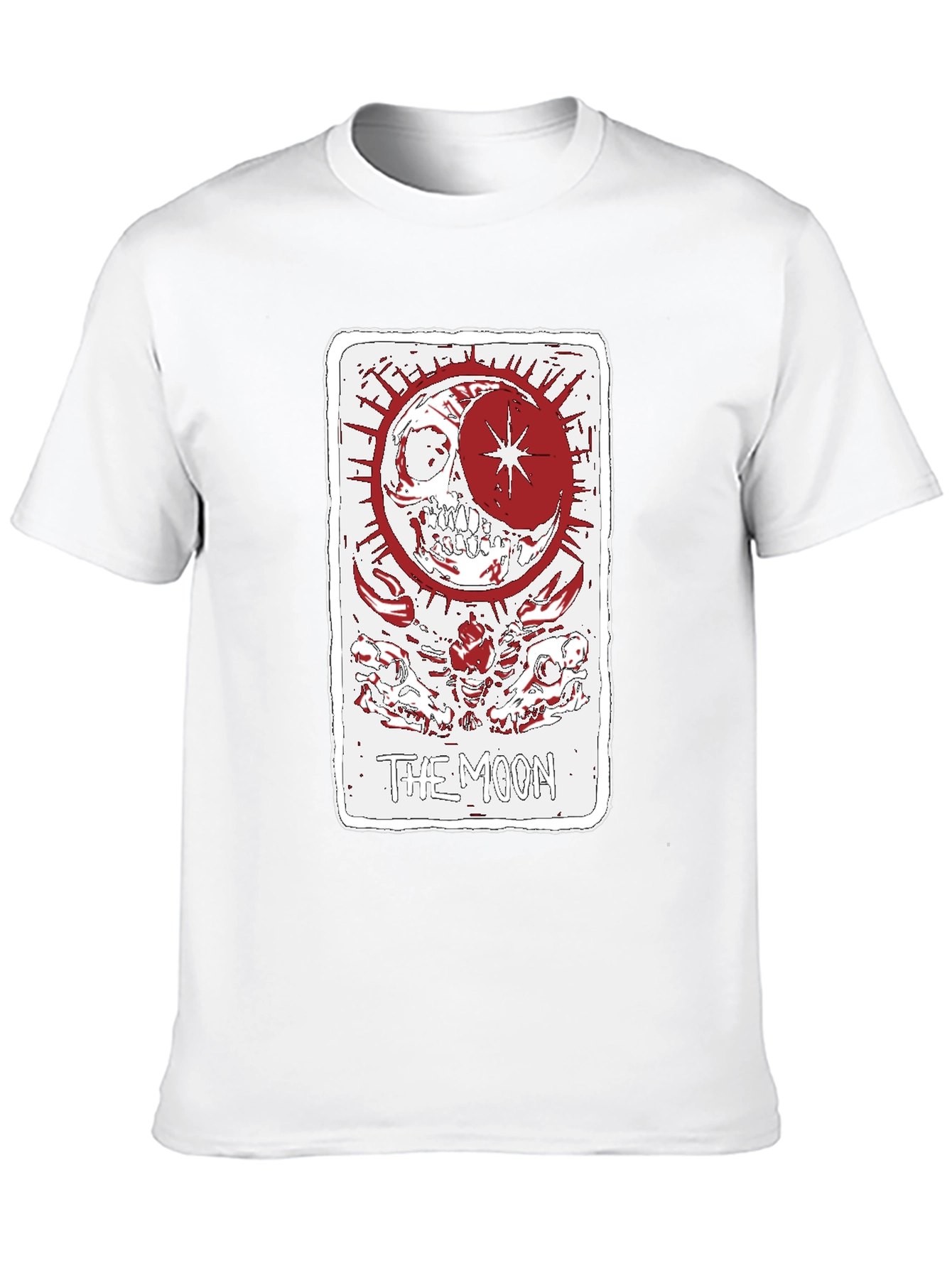 Tarot Card The Moon Graphic T-Shirt