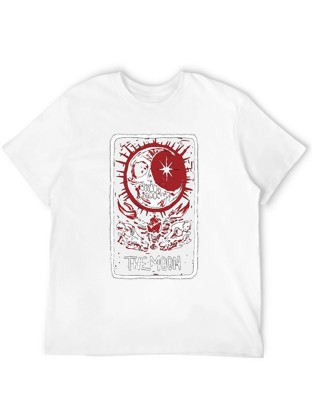 Tarot Card The Moon Graphic T-Shirt