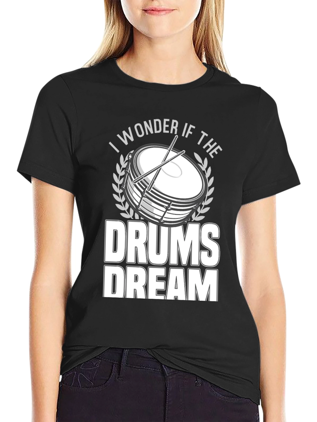 I Wonder if the Drums Dream Graphic Tee
