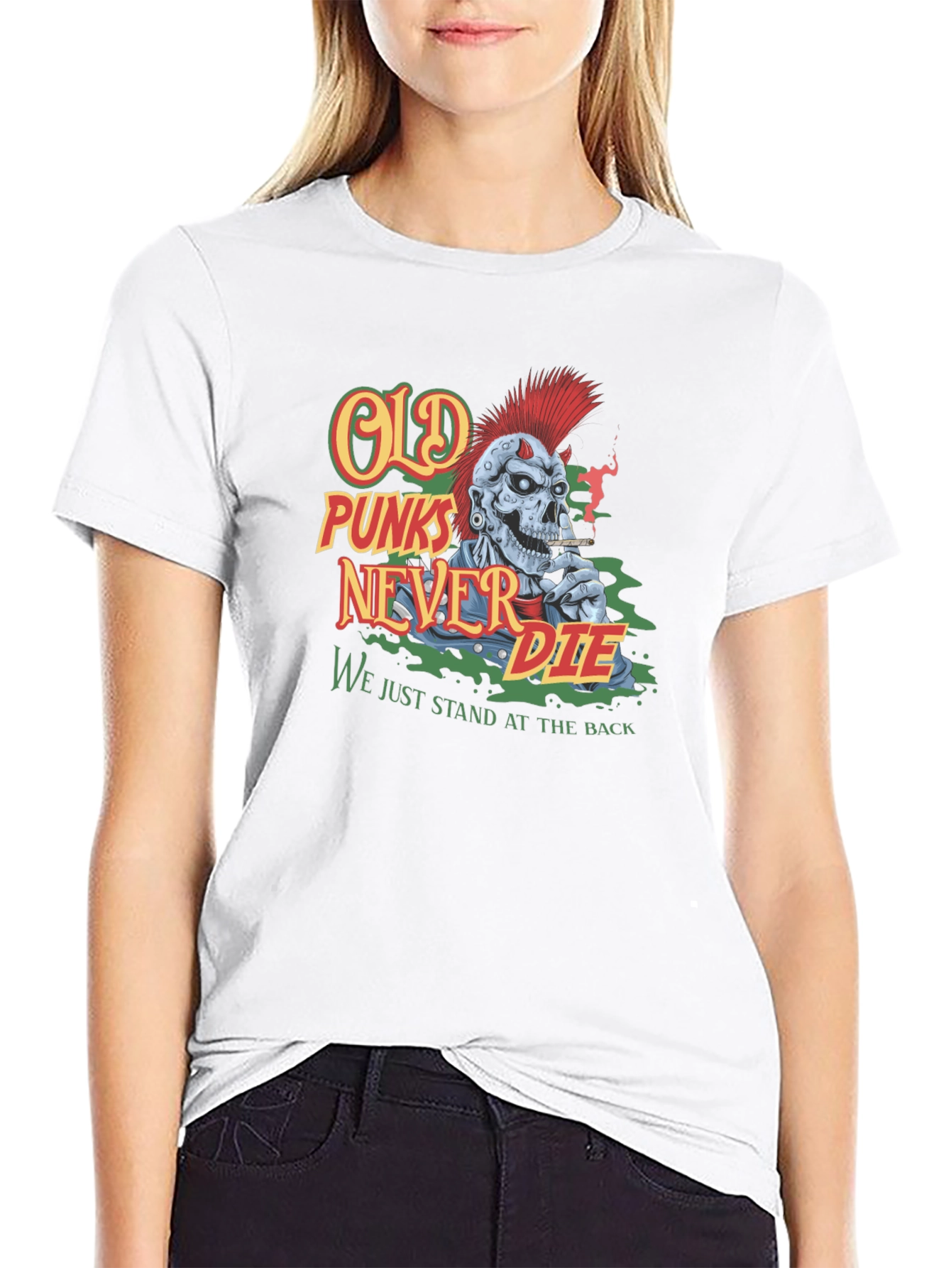 Old Punks Never Die Graphic Tee