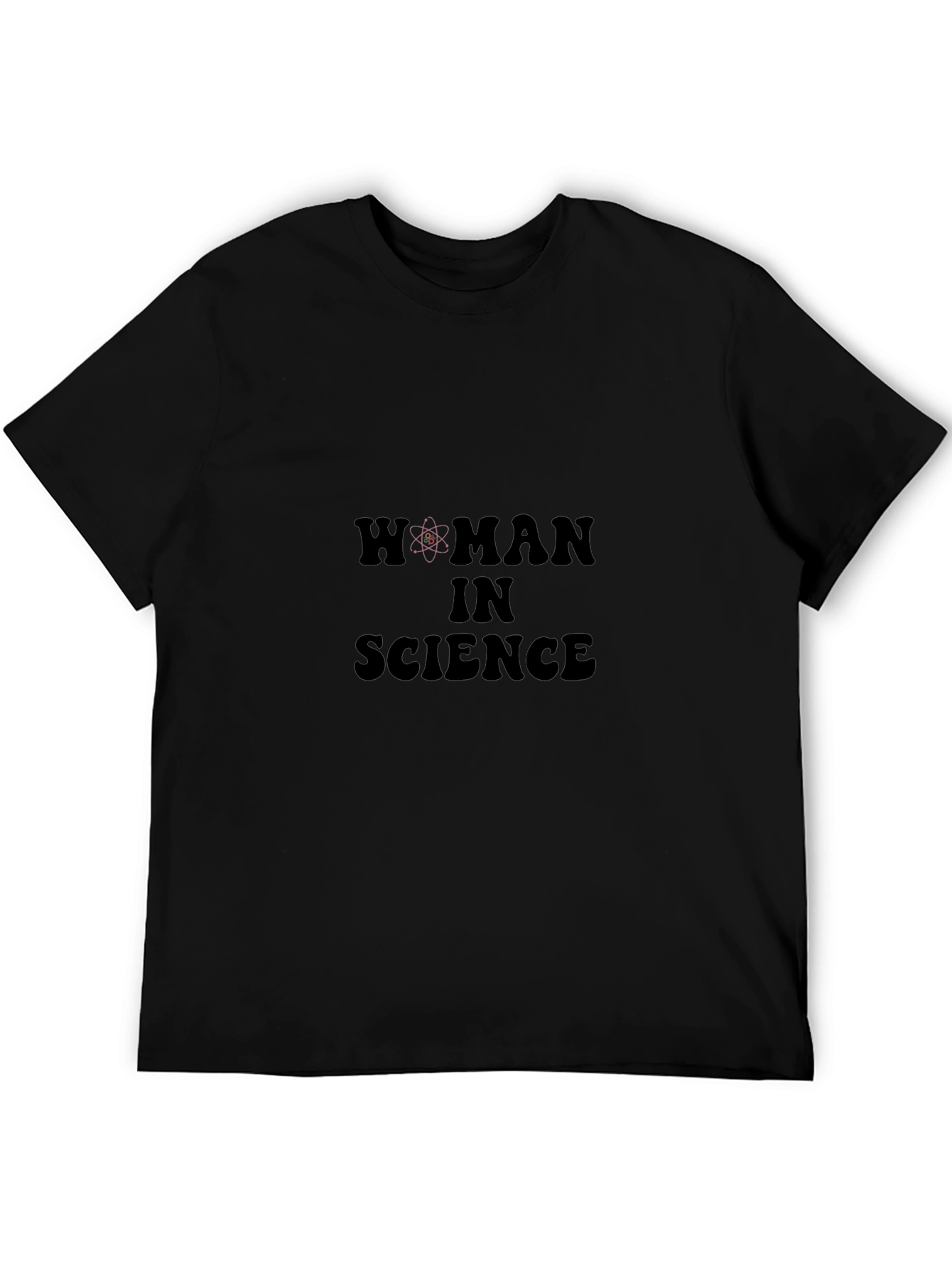 Woman in Science Graphic Tee - Black