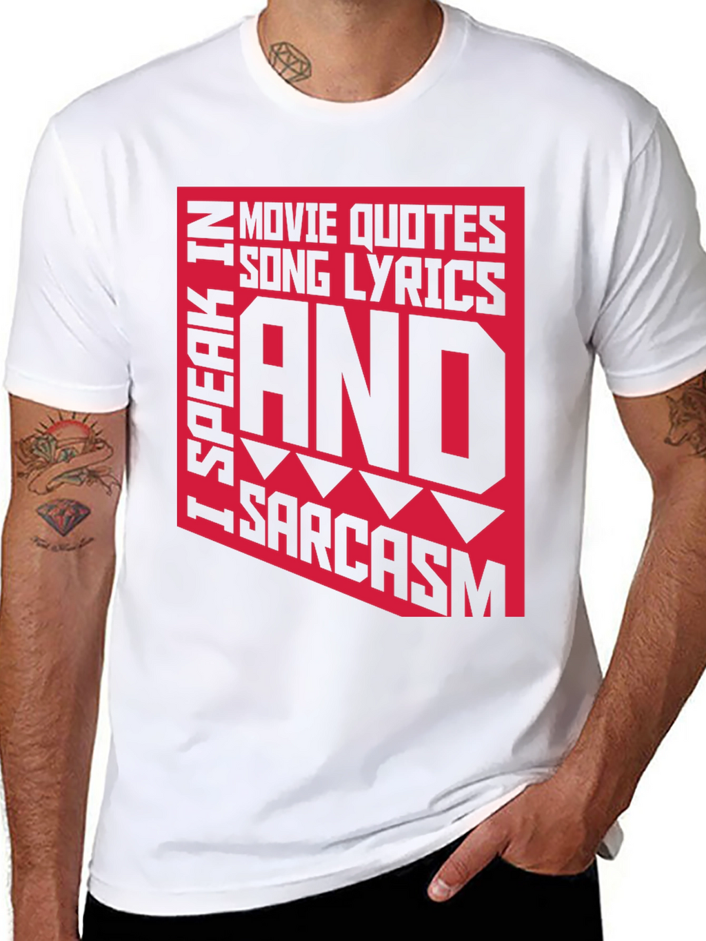 Sarcastic Graphic Tee - Movie Quotes Lyrics T-Shirt