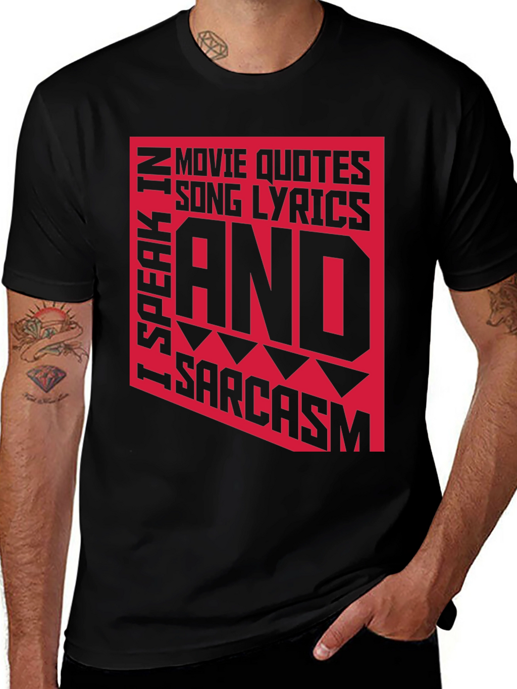 Sarcastic Graphic Tee - Movie Quotes Lyrics T-Shirt