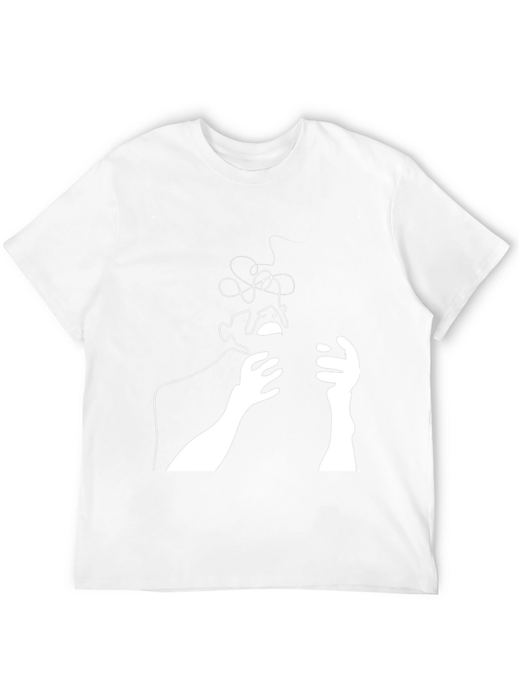Abstract Line Art Graphic Tee