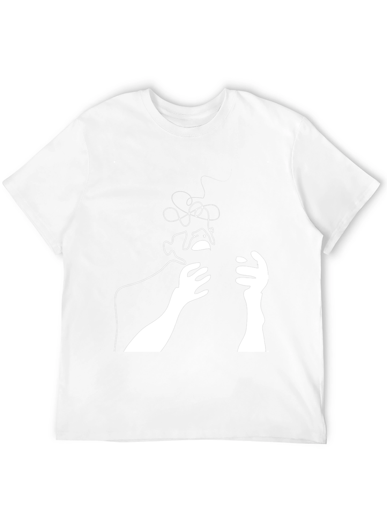 Abstract Line Art Graphic Tee