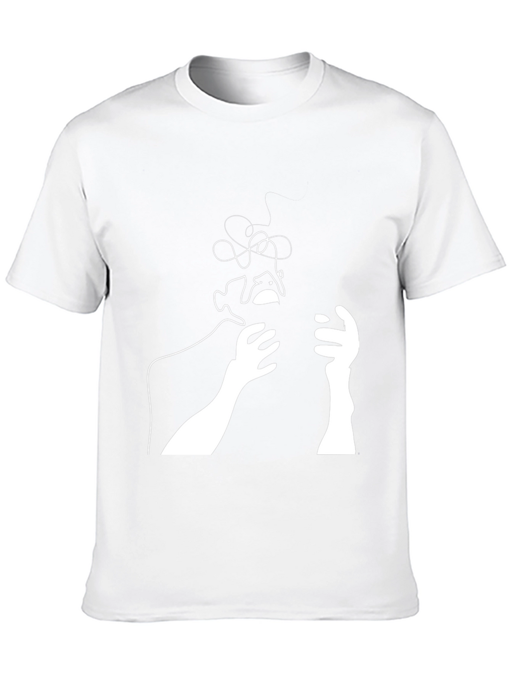 Abstract Line Art Graphic Tee