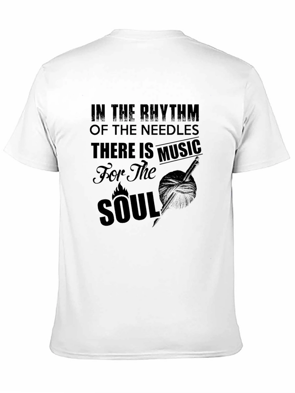 Rhythm of the Needles Music Soul Graphic T-Shirt
