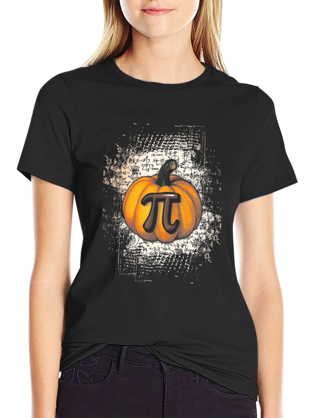 Pumpkin Pi T-Shirt Math Halloween Tee