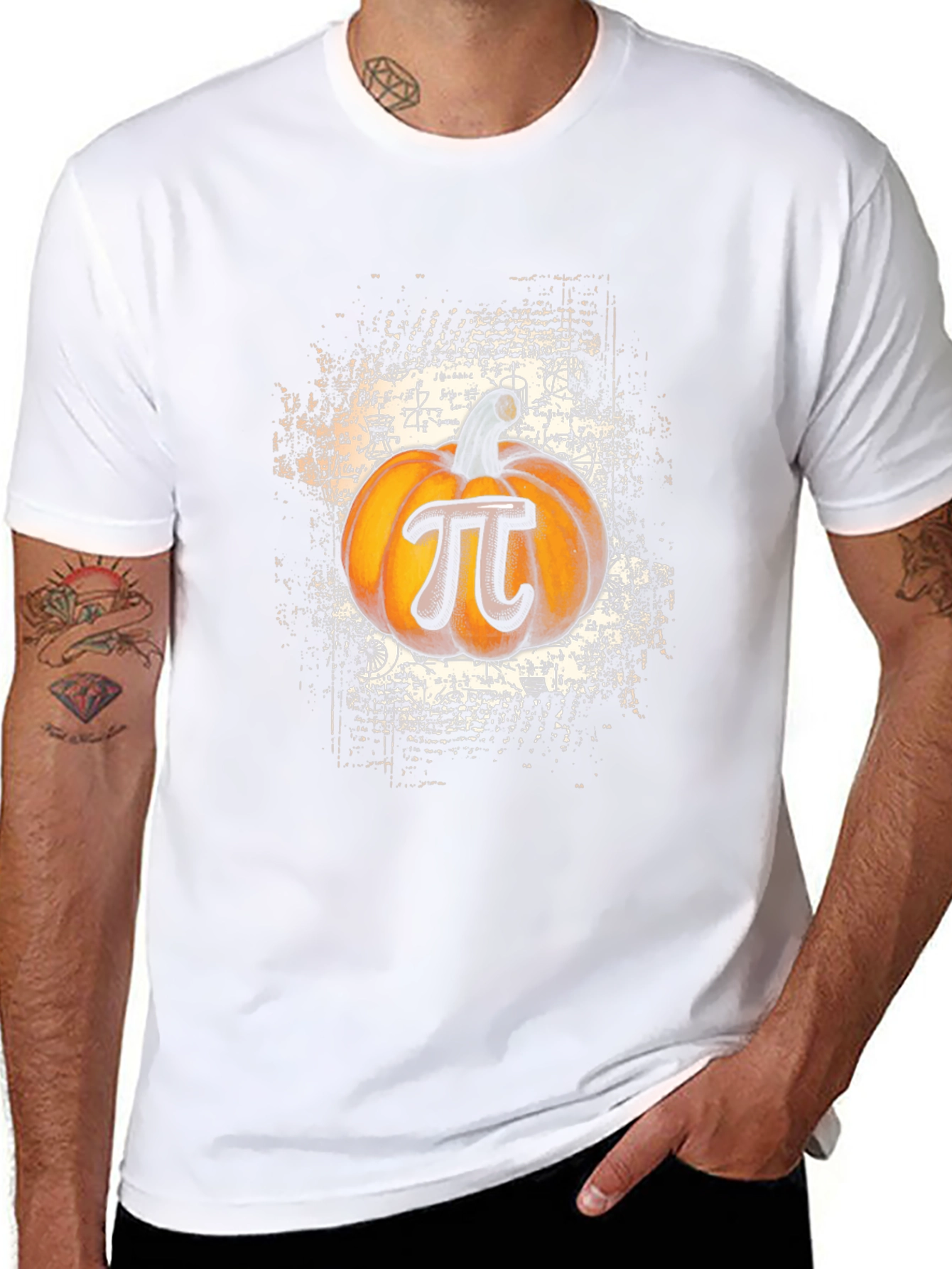 Pumpkin Pi T-Shirt Math Halloween Tee