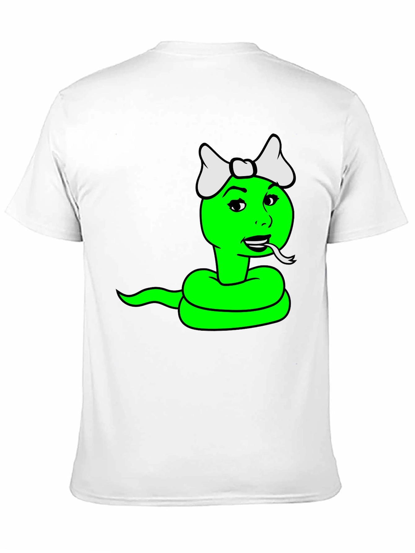 Cartoon Snake Graphic T-Shirt