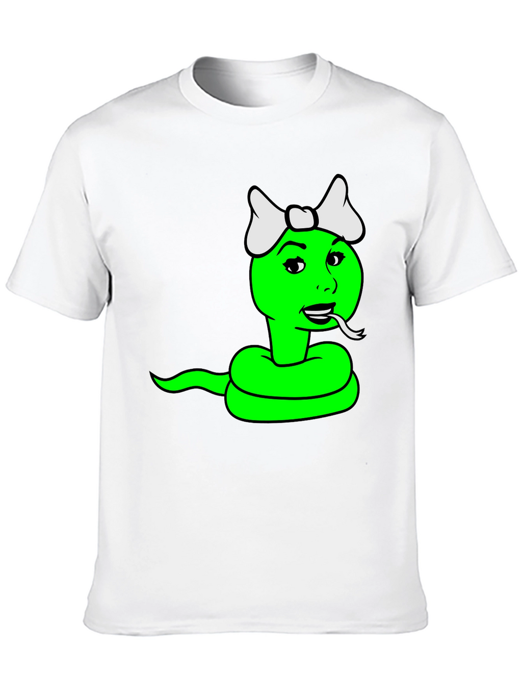 Cartoon Snake Graphic T-Shirt