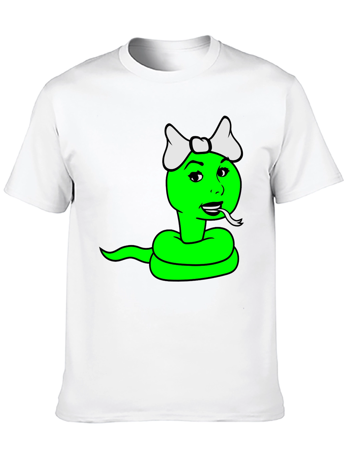 Cartoon Snake Graphic T-Shirt