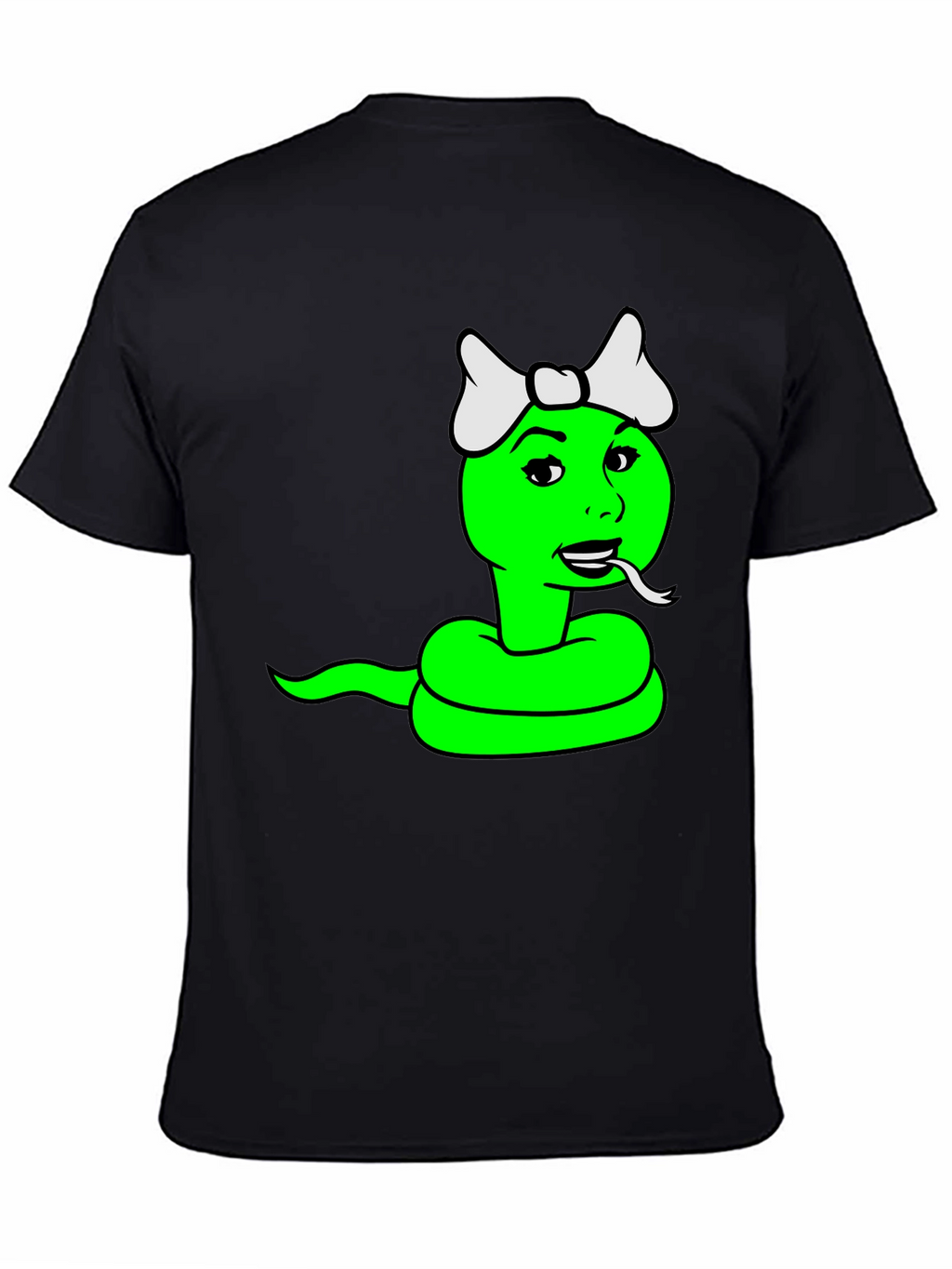 Cartoon Snake Graphic T-Shirt