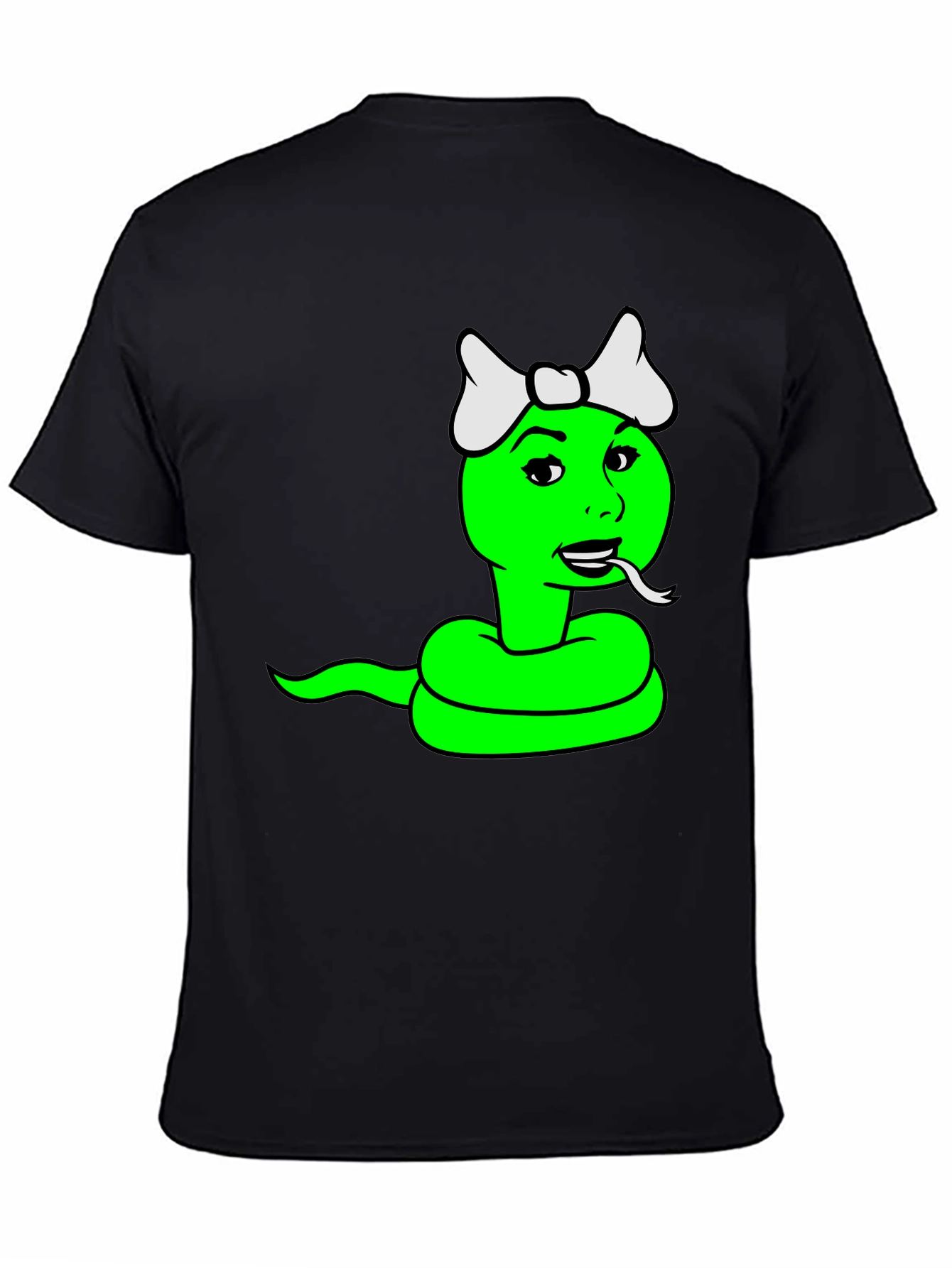 Cartoon Snake Graphic T-Shirt