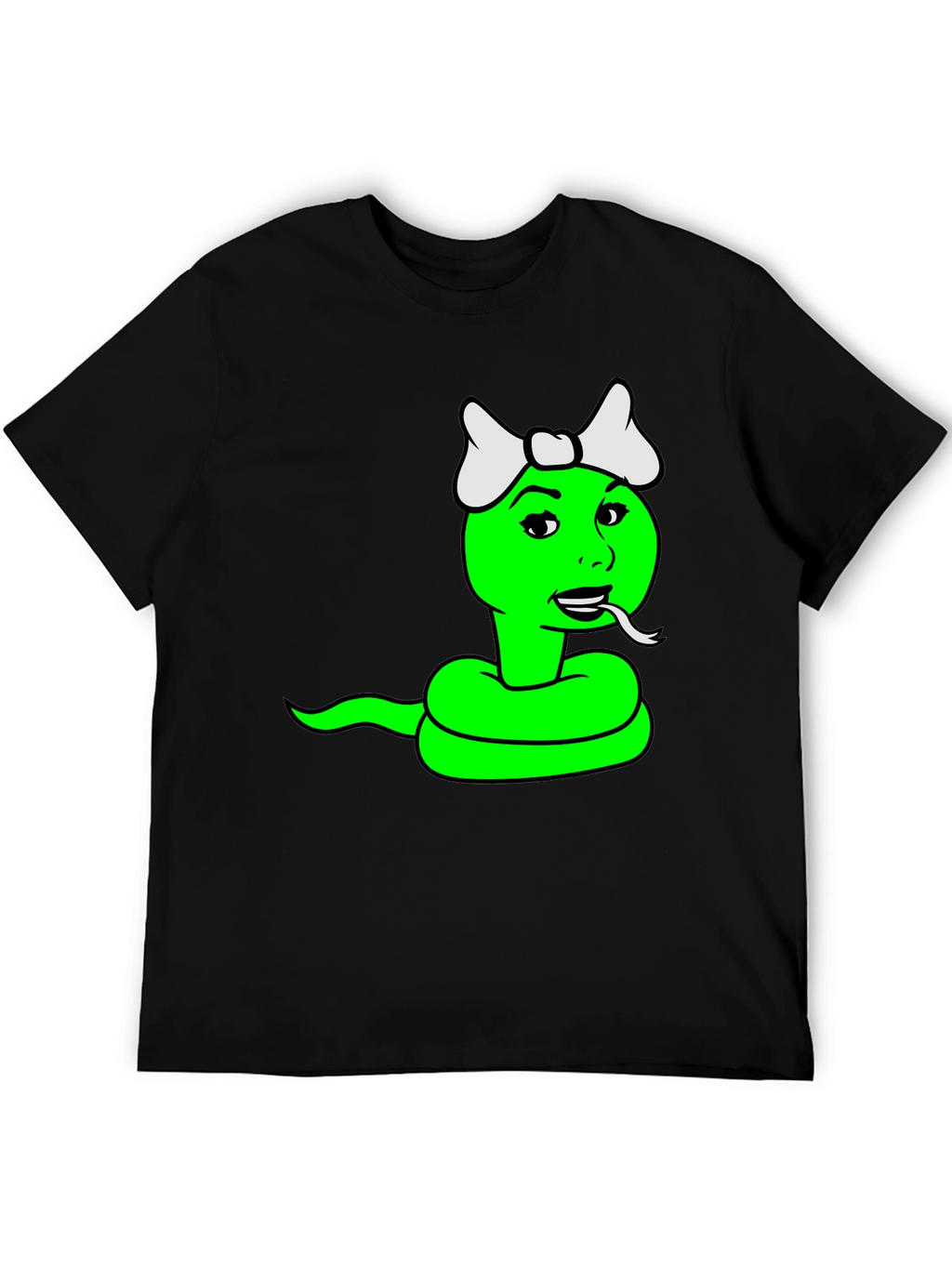 Cartoon Snake Graphic T-Shirt
