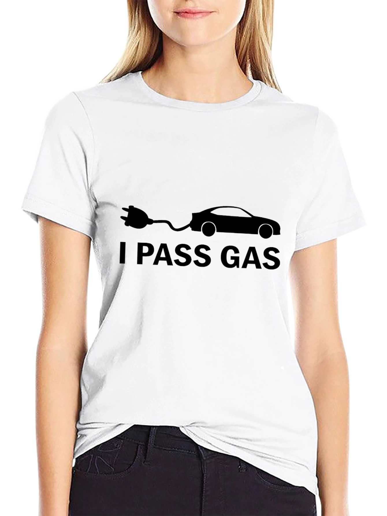 I Pass Gas Electric Car Humor T-Shirt