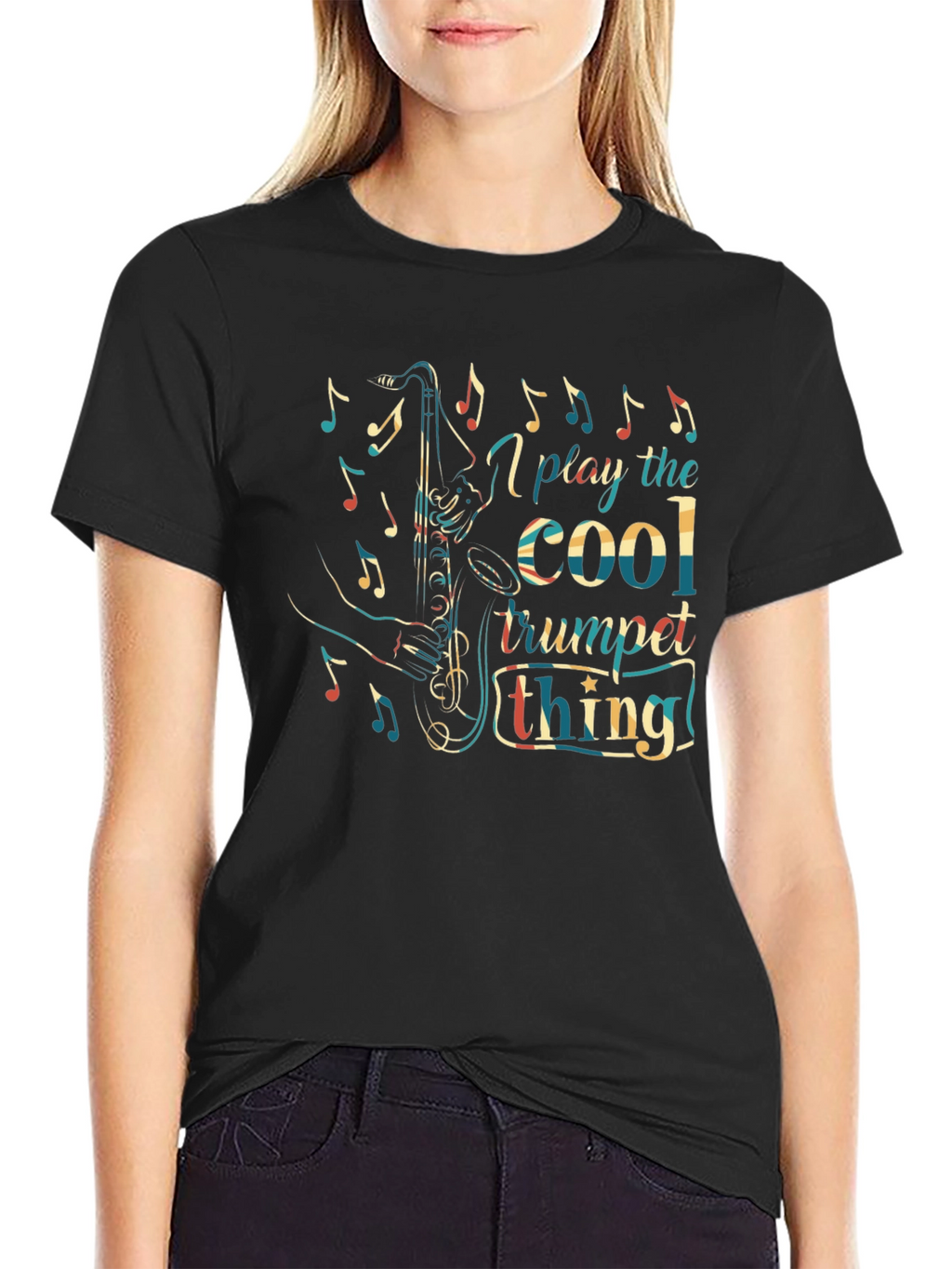 Cool Trumpet Thing Graphic Tee