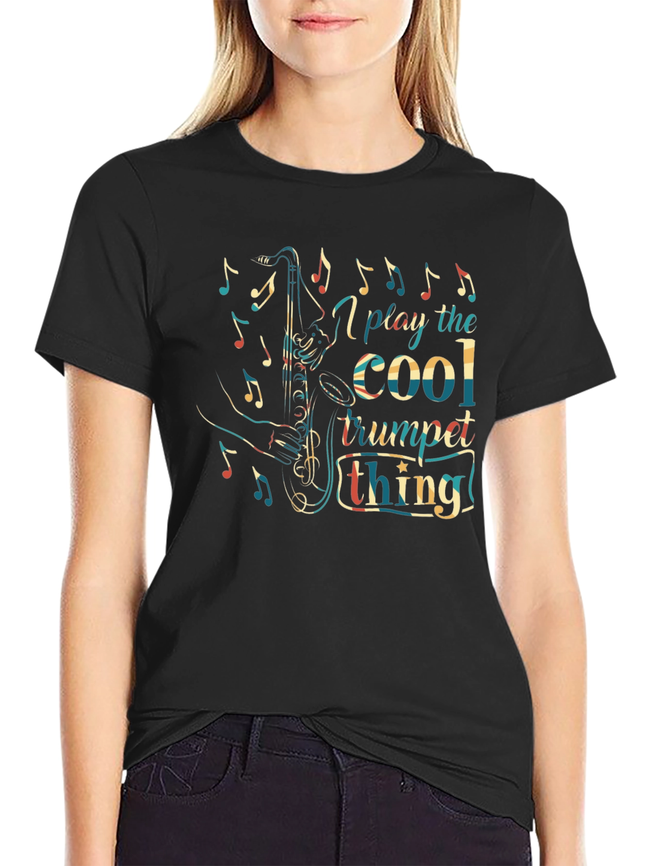 Cool Trumpet Thing Graphic Tee