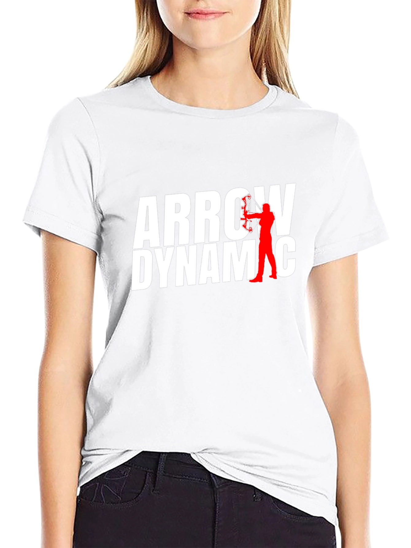 Arrow Dynamic Graphic T-Shirt - Black