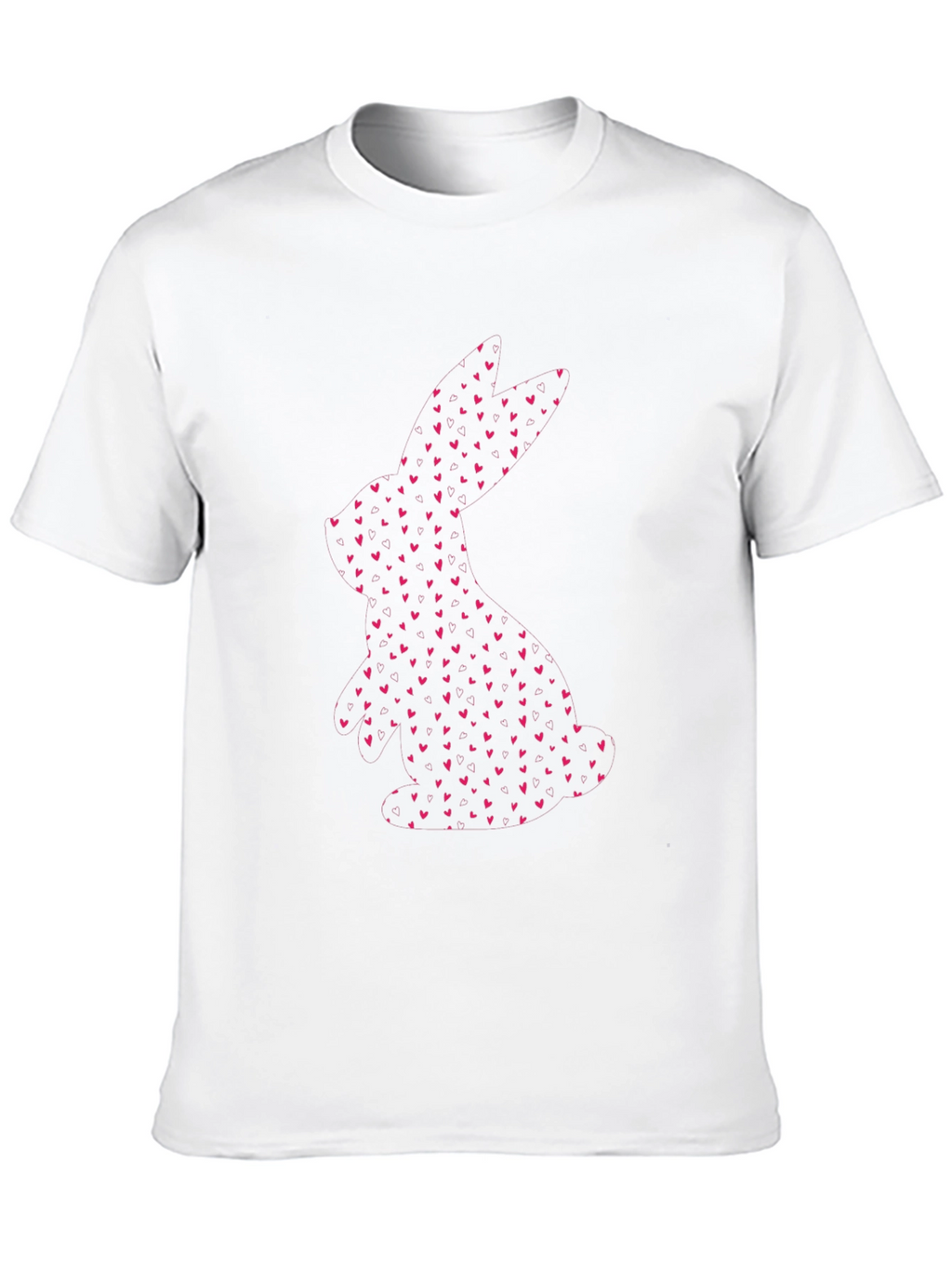 Heart Bunny Tee - Cute Graphic T-Shirt