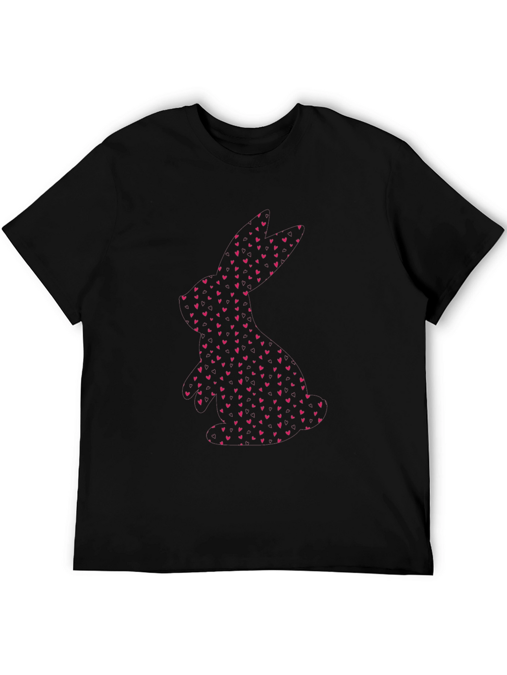 Heart Bunny Tee - Cute Graphic T-Shirt