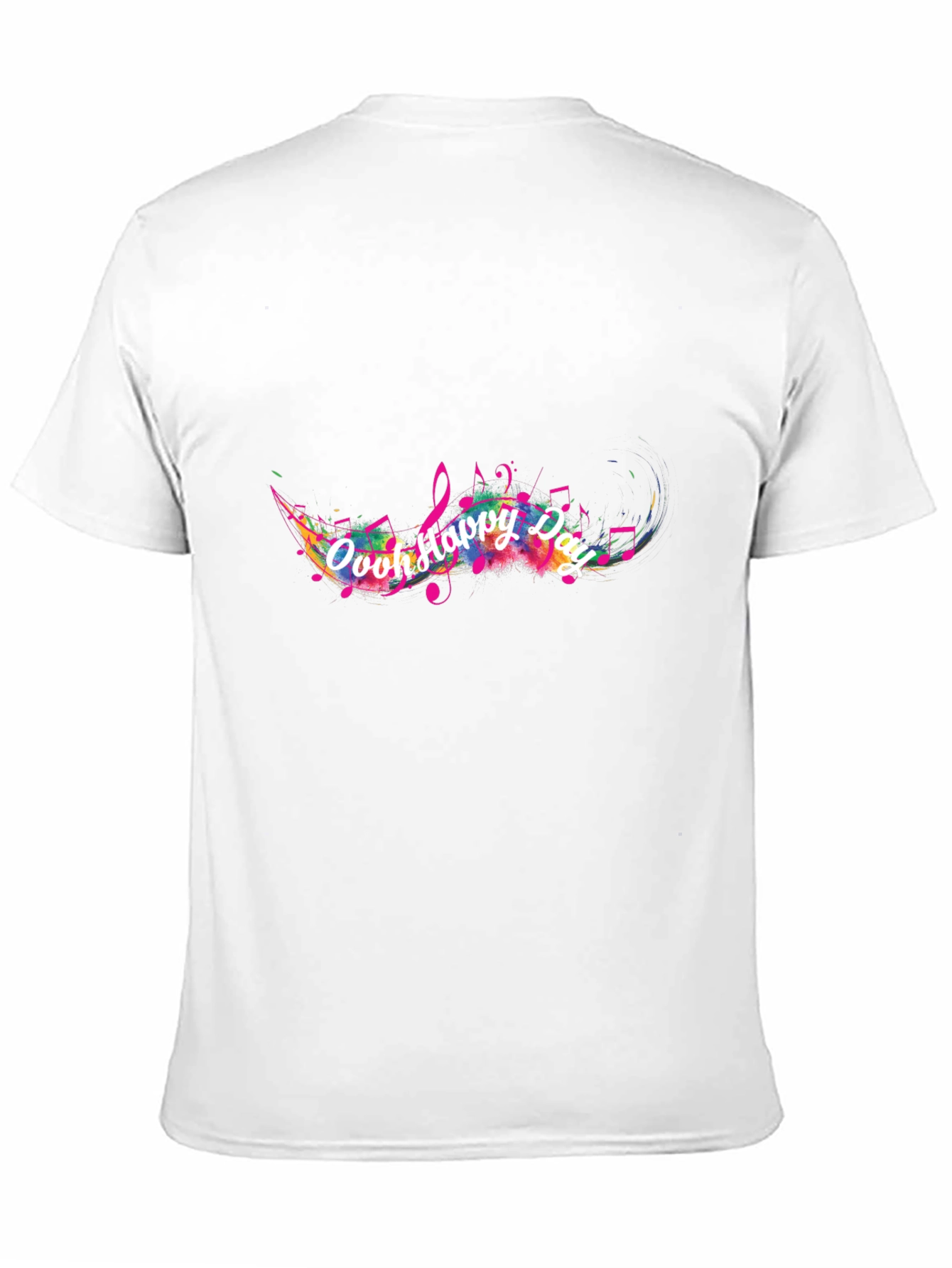 Ooh Happy Day Mens Black T-Shirt