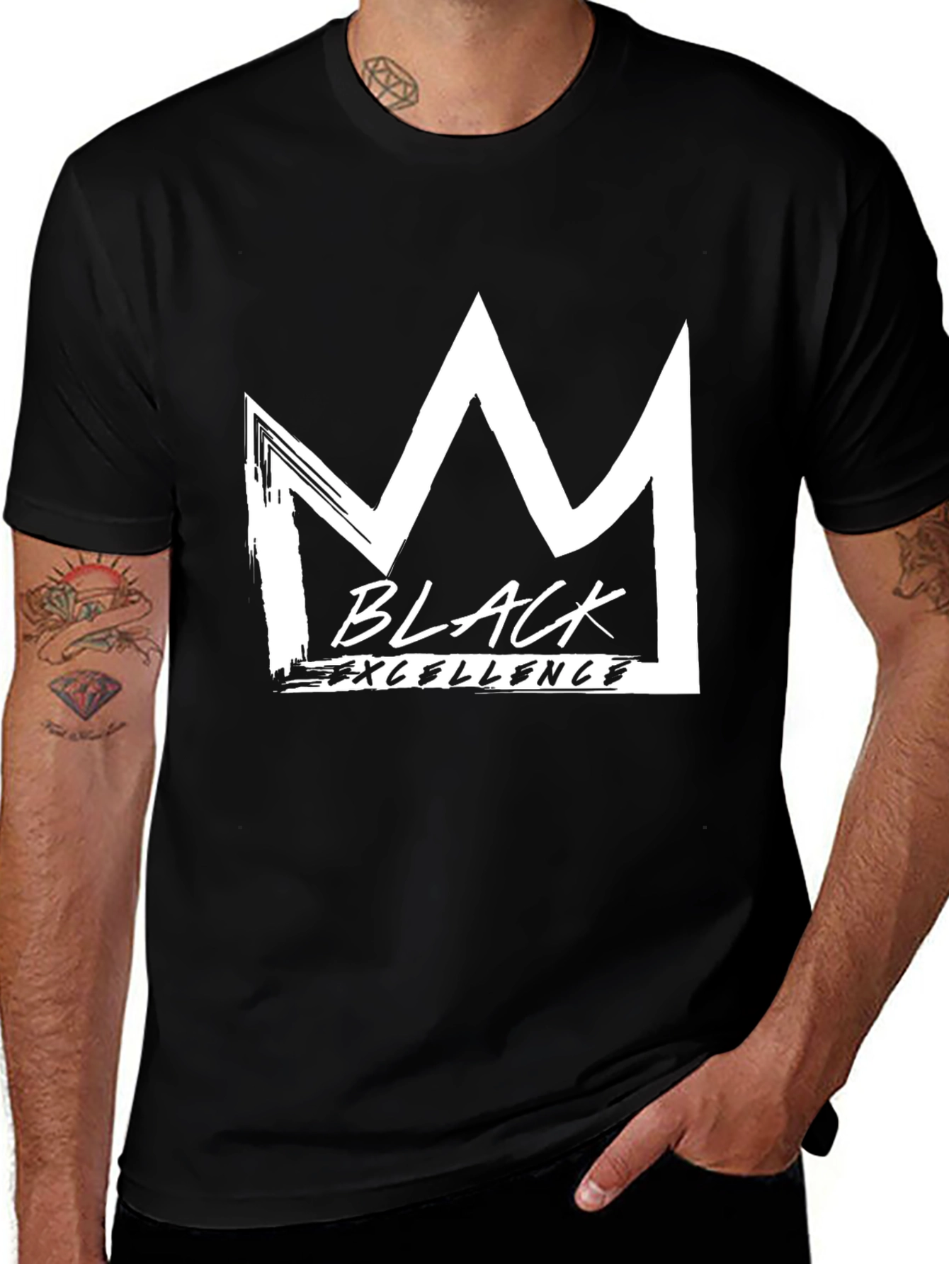 Black Excellence Crown Graphic Tee