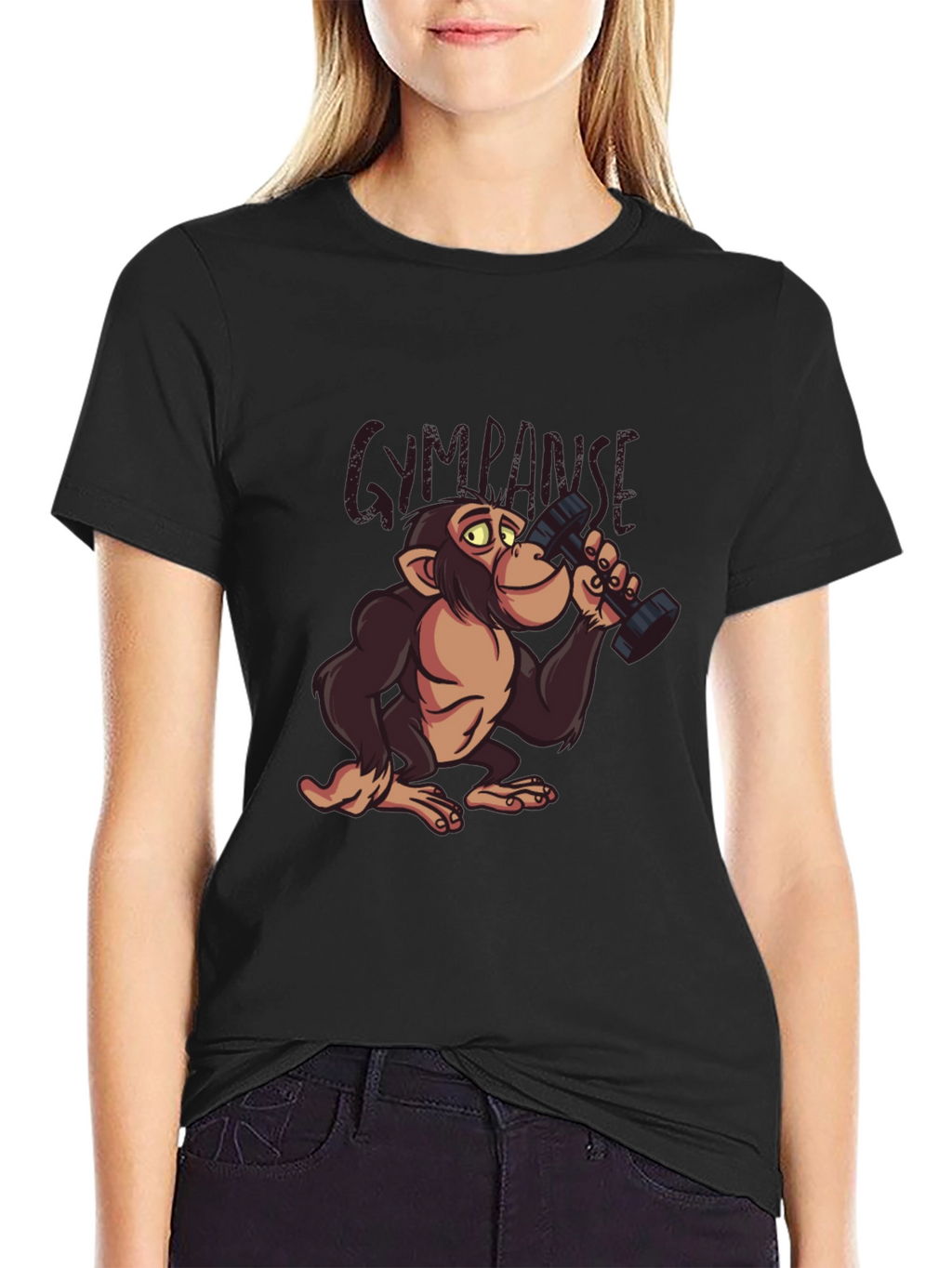 Gympanzee Black T-Shirt