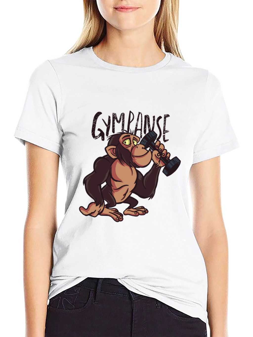 Gympanzee Black T-Shirt