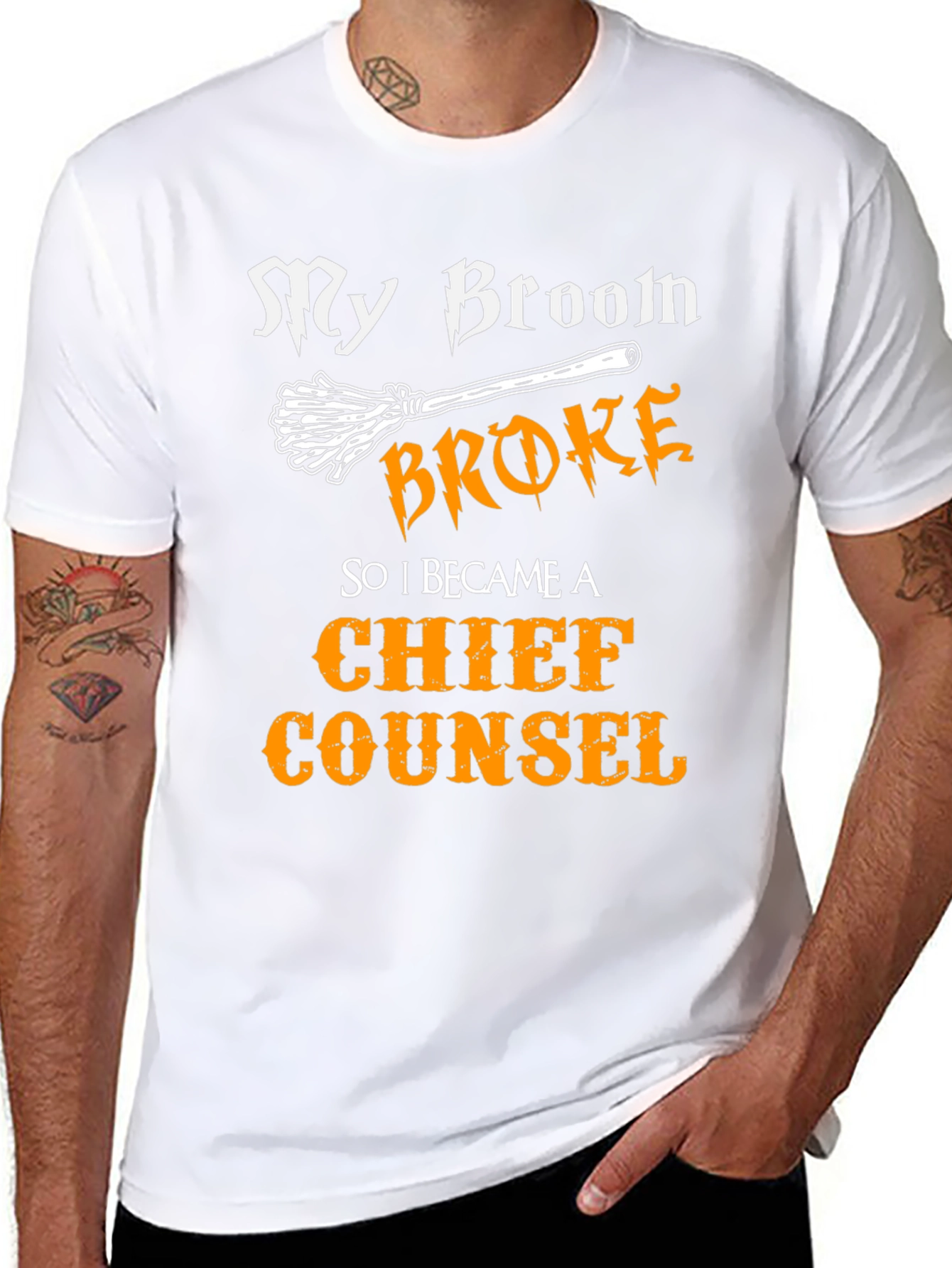 My Broom Broke Chief Counsel T-Shirt
