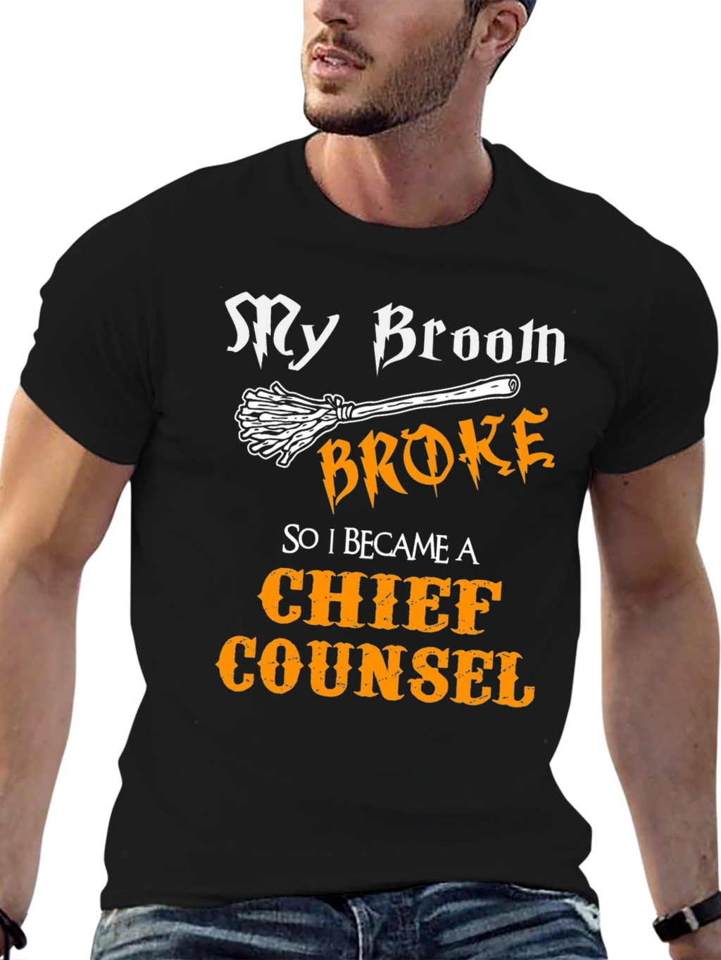 My Broom Broke Chief Counsel T-Shirt