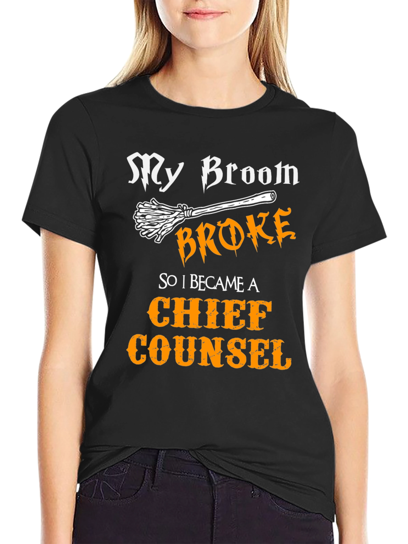 My Broom Broke Chief Counsel T-Shirt