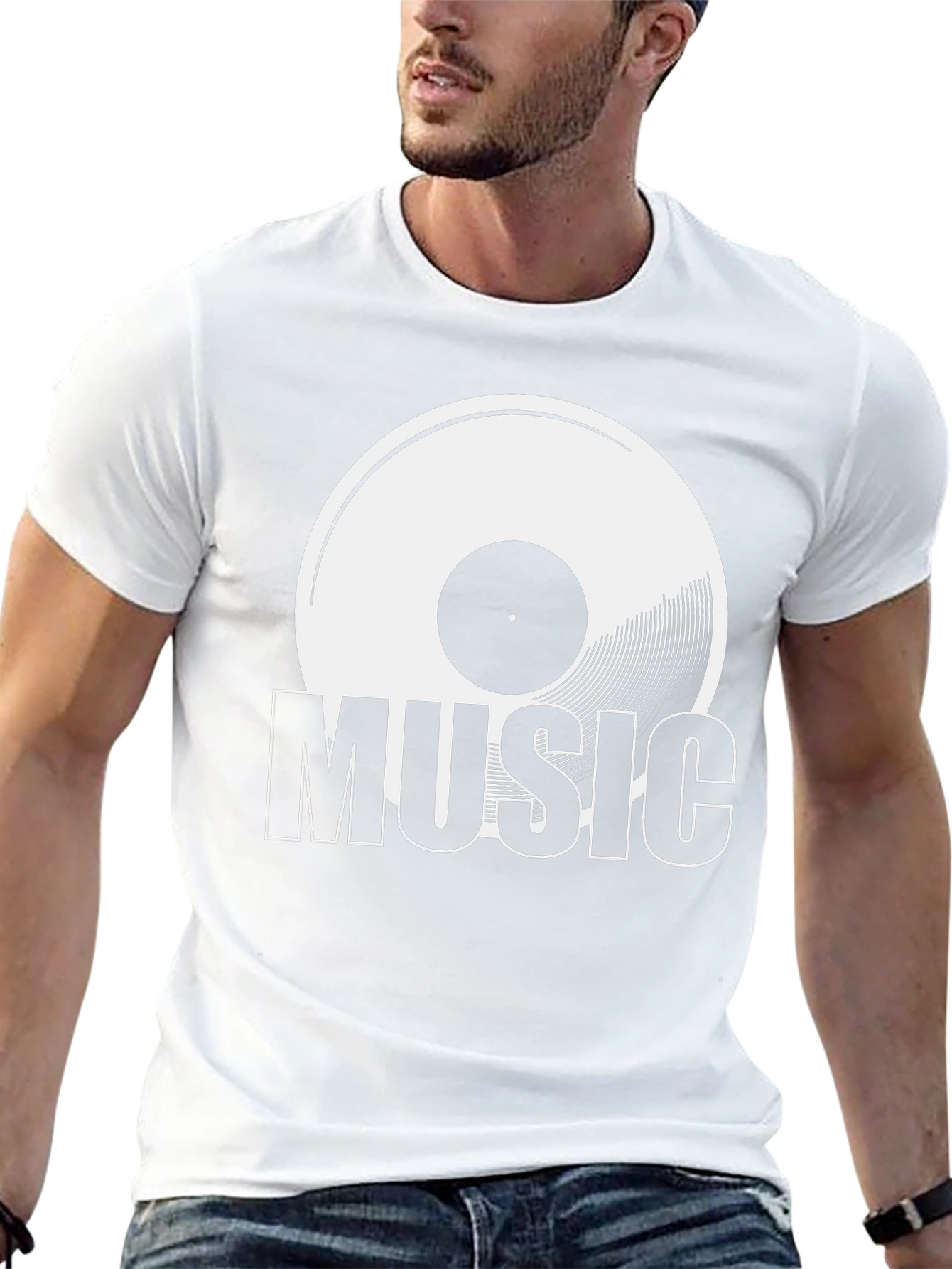 Vinyl Record Music Graphic Tee