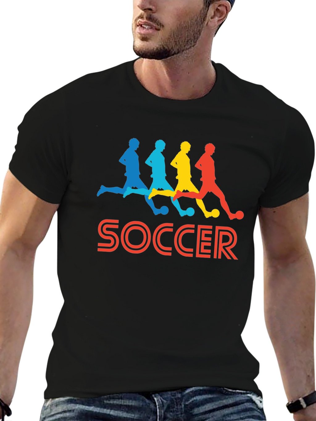 Colorful Soccer T-Shirt