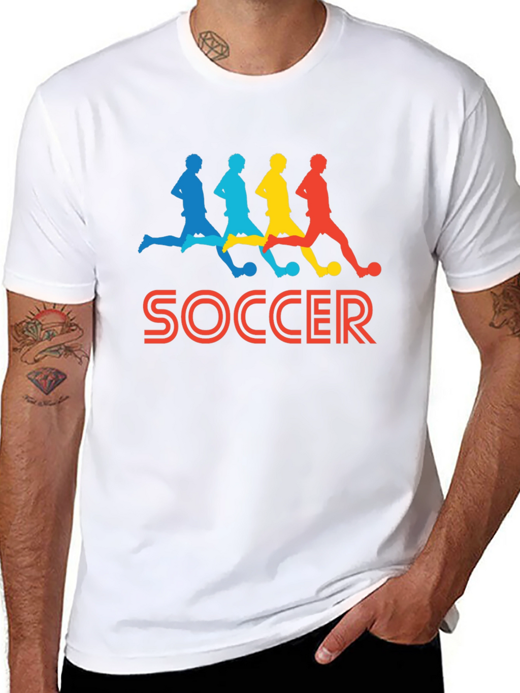 Colorful Soccer T-Shirt