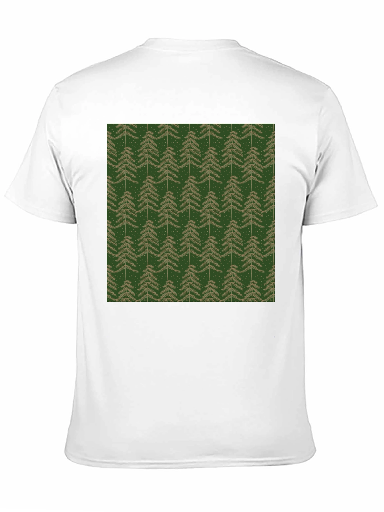 Evergreen Tree Pattern T-Shirt