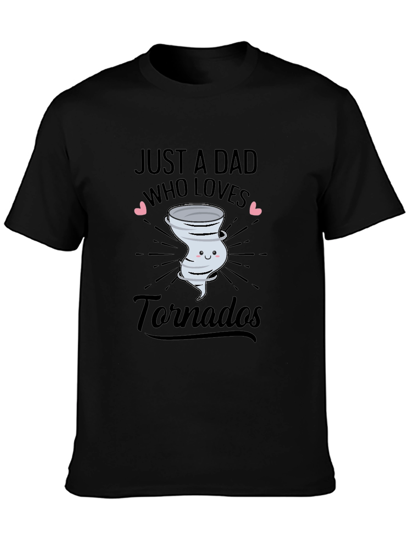 Just A Dad Who Loves Tornados Graphic T-Shirt
