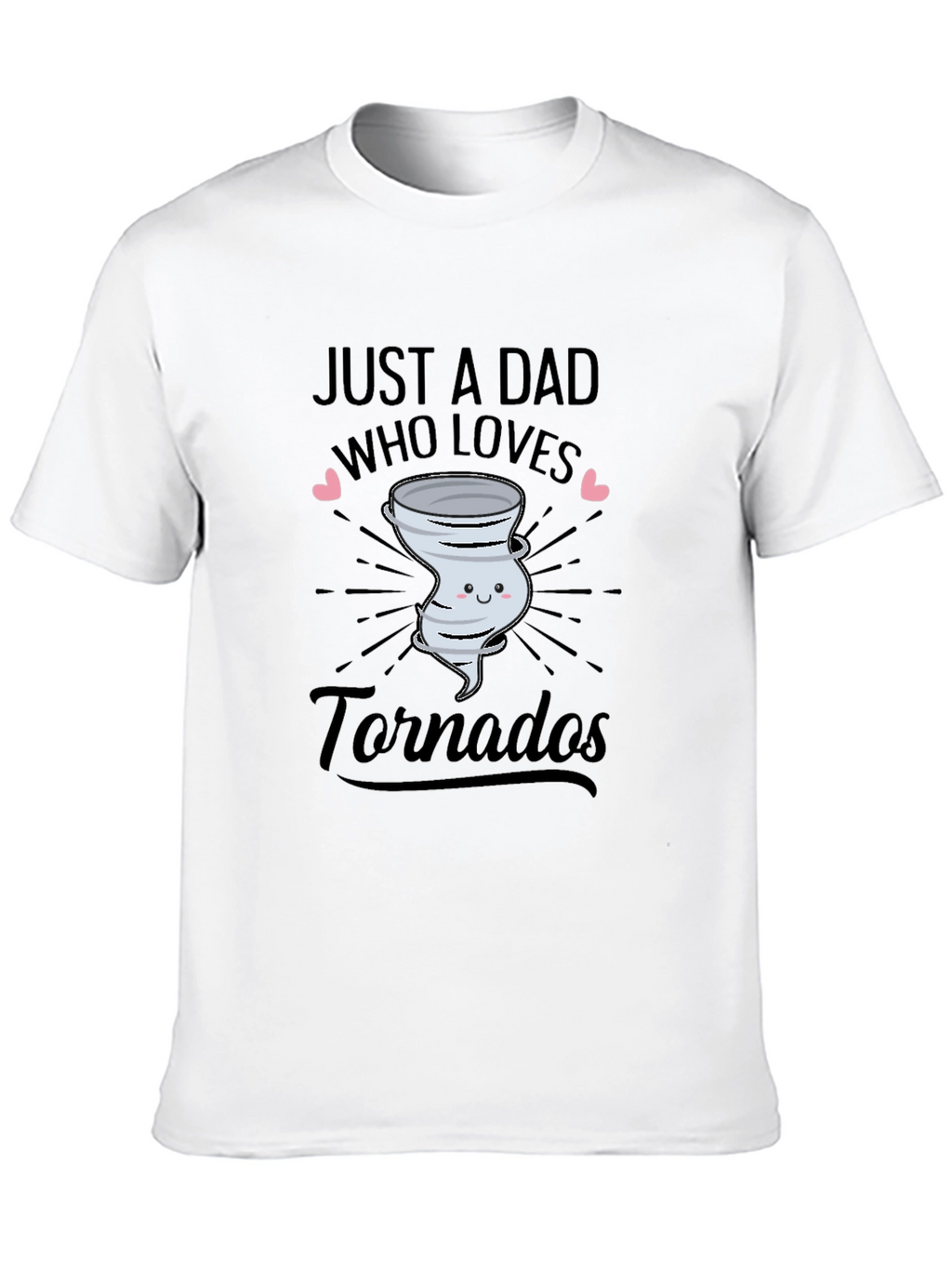 Just A Dad Who Loves Tornados Graphic T-Shirt