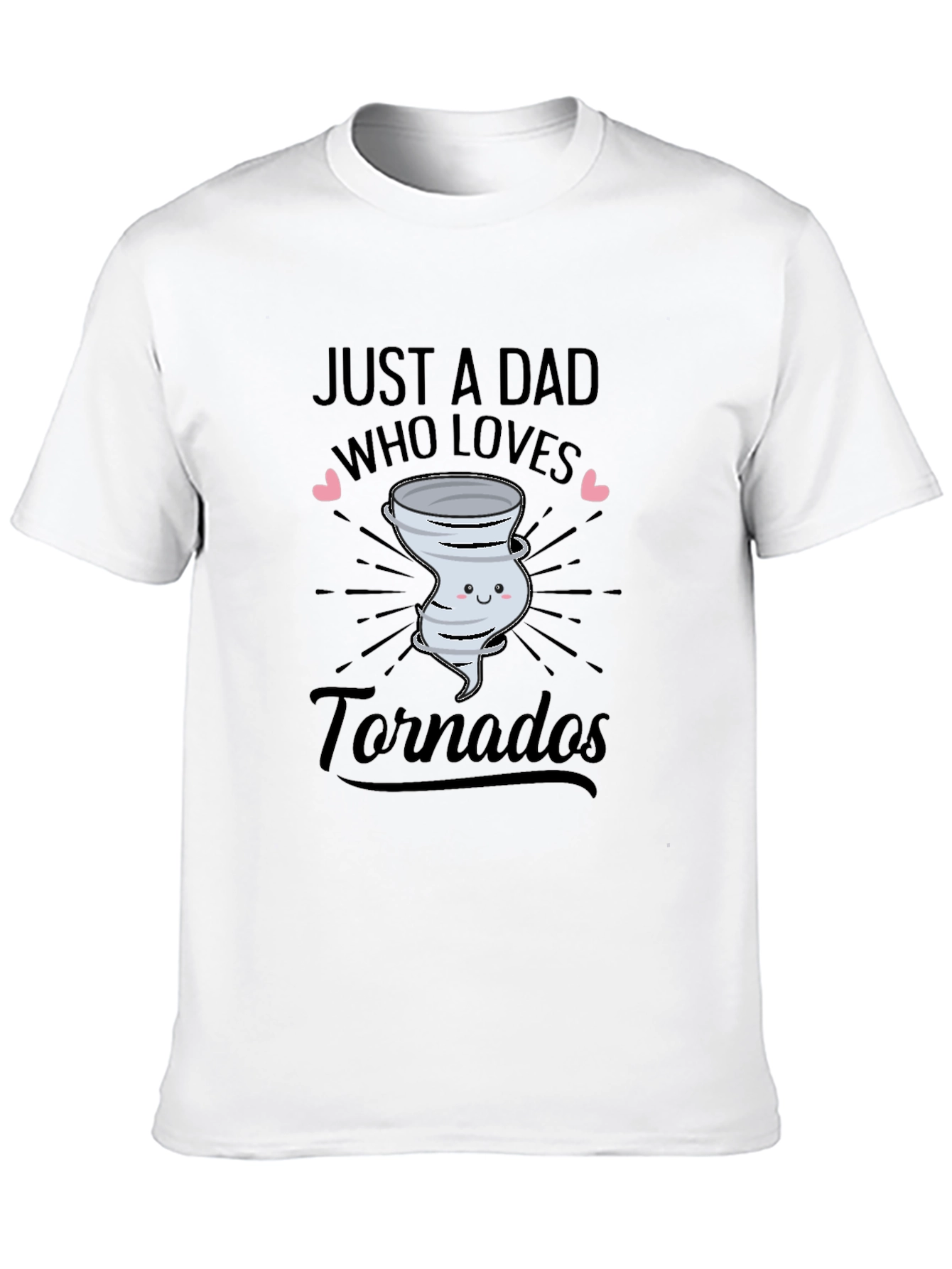 Just A Dad Who Loves Tornados Graphic T-Shirt