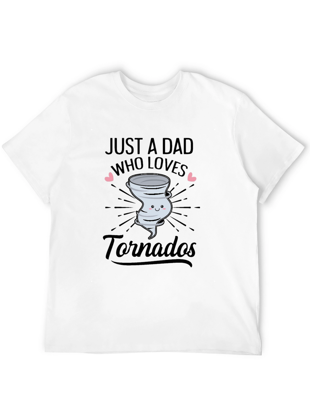 Just A Dad Who Loves Tornados Graphic T-Shirt