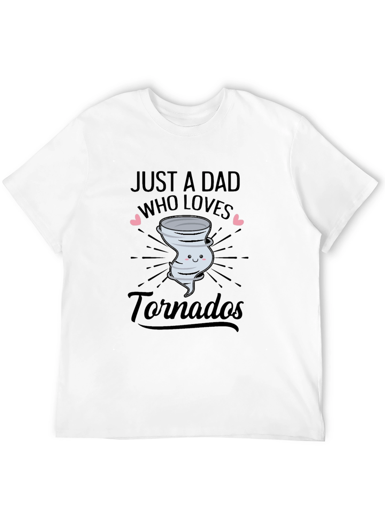 Just A Dad Who Loves Tornados Graphic T-Shirt